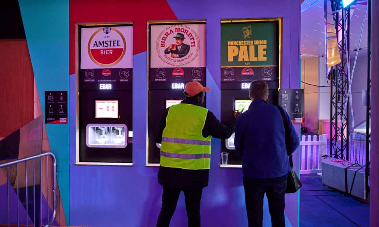 End of the bartender? The UK vending machines pouring pints for the masses
