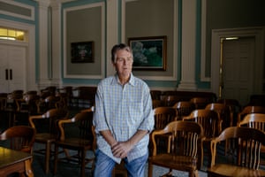 Andrew ‘Fofo’ Gilich, mayor of Biloxi, in the council chamber.