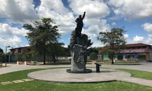 Statue of Hugo Chávez in Sabaneta