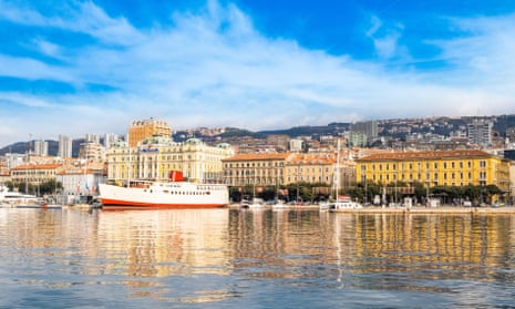 Rijeka’s waterfront, Croatia.
