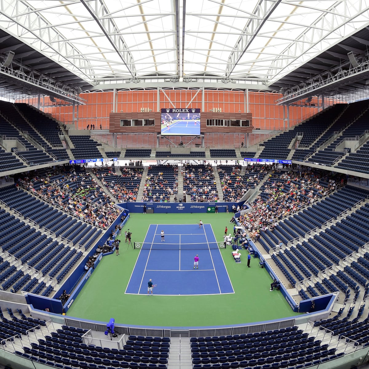 Us Open Jazzes Up Louis Armstrong Stadium To Complete 600m Rebuild Bryan Armen Graham Sport The Guardian