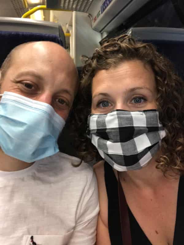 Amy, 37, and her husband.