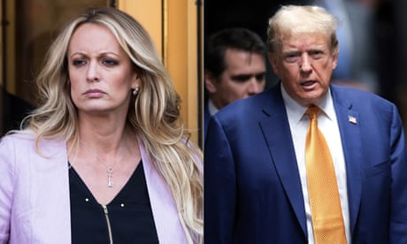 ‘You wanted money, right?’: Trump team tries to dent Stormy Daniels’ testimony