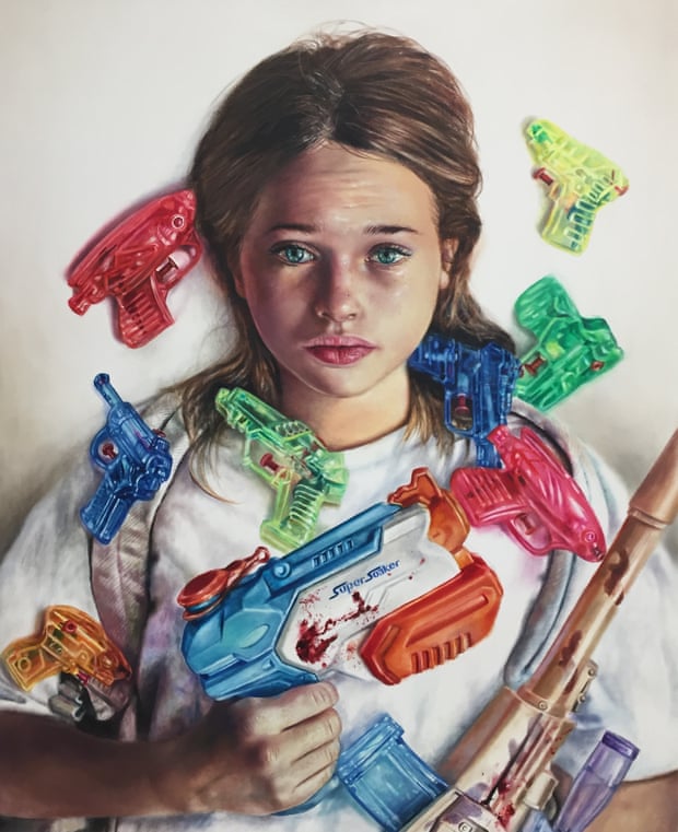Toy Guns, Johan Andersson, 2016, Oil on canvas