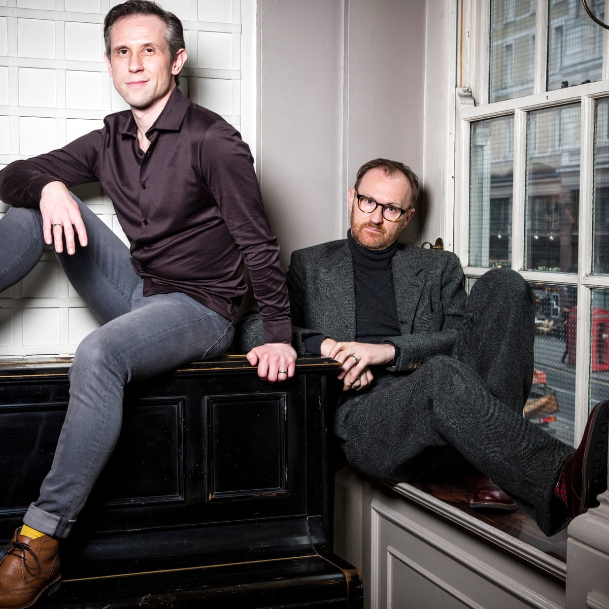 Mark Gatiss and Ian Hallard: 'We met online – back when that was odd' |  Theatre | The Guardian