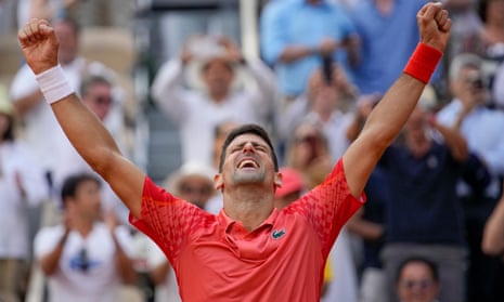 Novak Djokovic reaches record 23 grand slam titles after French Open final win | French Open 2023 | The Guardian