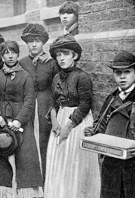 Female matchmakers showing symptoms of jaw problems caused by working with phosphorus.