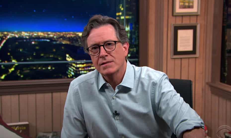 Stephen Colbert on Trump’s executive order for economic relief: “Trump’s facing an election and he finally gave voters something that’s not a virus. One problem: it’s against the law.” 