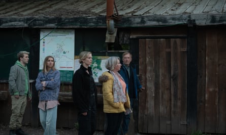 ‘There’s something satisfying about turning the place where you grew up into an apocalyptic bombsite’ … Michael Sheen on filming in his home town.