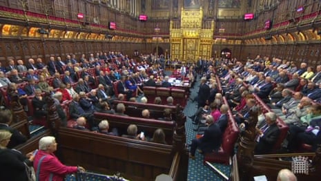 Brexit: House of Lords rejects filibuster of bill to prevent no deal – video