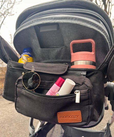 A Momcozy Universal Stroller Organizer