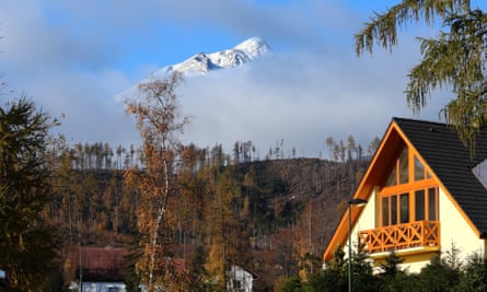 A mountain is revealed, Tatranska Lomnica.