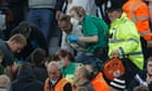 'This wasn't just me': doctor who helped save Newcastle fan hailed as hero