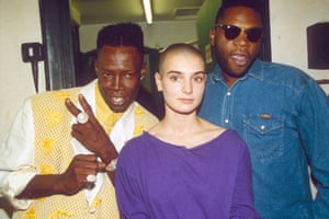 O’Connor with Shabba Ranks and Jazzie B