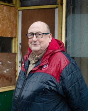 Retired steel worker Gareth Morgan.