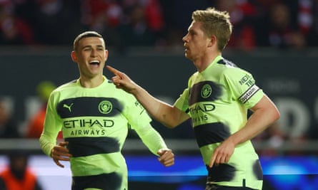 Phil Foden and Kevin De Bruyne.