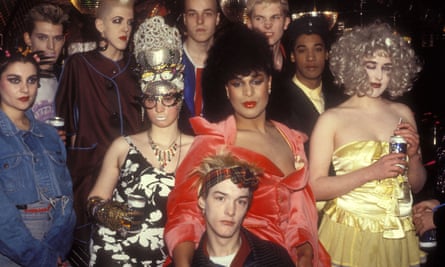 Clubbers at Leigh Bowery’s club Taboo in 1986.