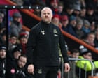 Nottingham Forest close to appointing Sean Dyche as head coach