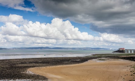 A view over Swansea Bay from Mumbles.