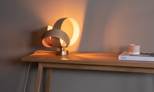 Verso table light, £145, sustainable designer Tom Raffield