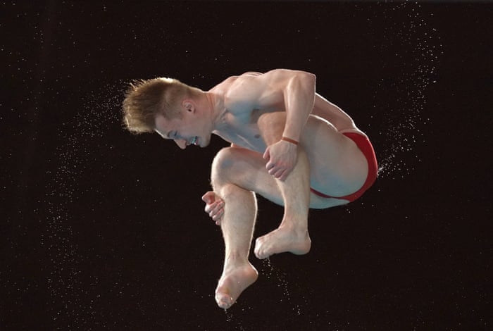 England’s Jack Laugher during the men’s 3m springboard final.