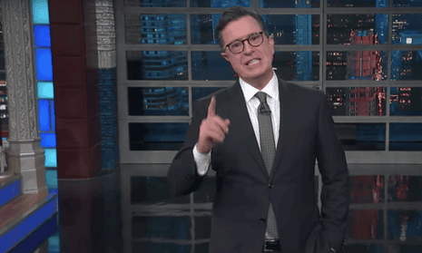 Stephen Colbert on late-night: ‘Quick tip, fellas: if your sexual advances require that a woman succumb, don’t do it.’