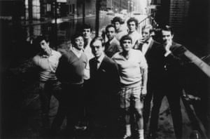 Mart Crowley and the original cast of Boys in the Band.