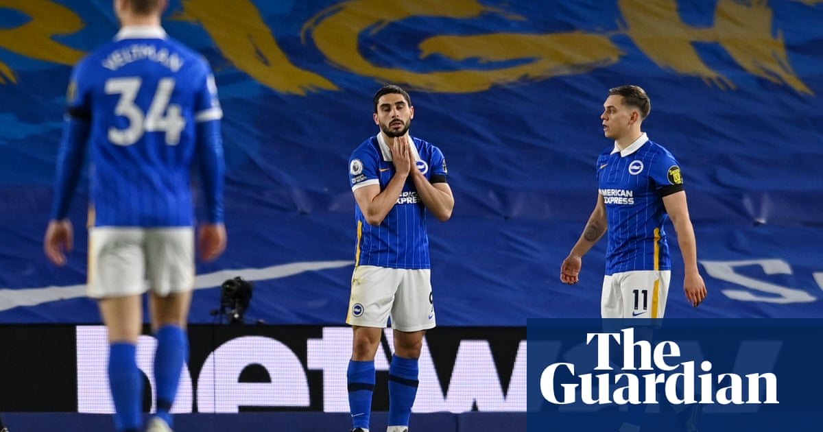 Brighton left to rue missed chances in stalemate with depleted Everton