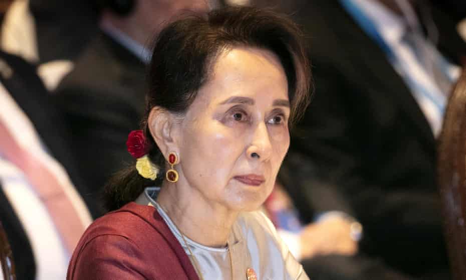 Myanmar’s deposed leader Aung San Suu Kyi