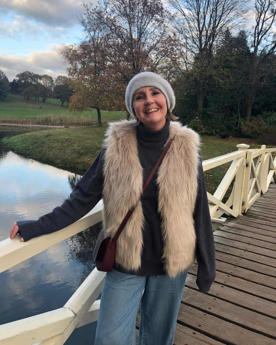 Daisy Edwards taking a stroll