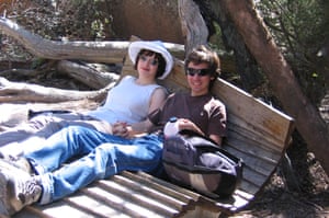 “If you do something challenging with another person, usually, that does strengthen your relationship.” Brett & Susanne Coulstock on holiday in Tasmania in 2007