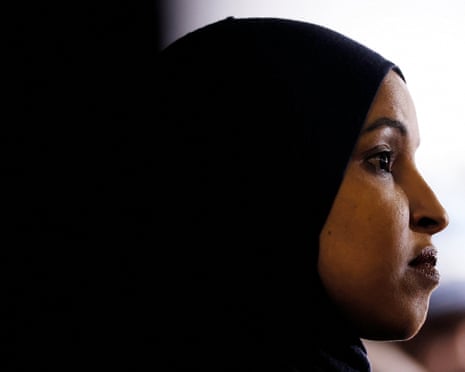 US representative Ilhan Omar.
