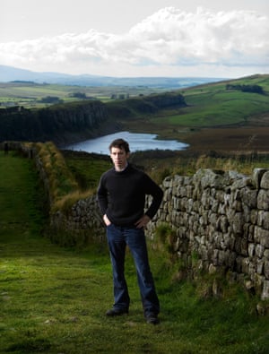 Tour de force … nominee Rory Stewart beside Hadrian’s Wall.