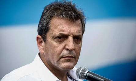 Presidential candidate for the Union por la Patria party, Sergio Massa