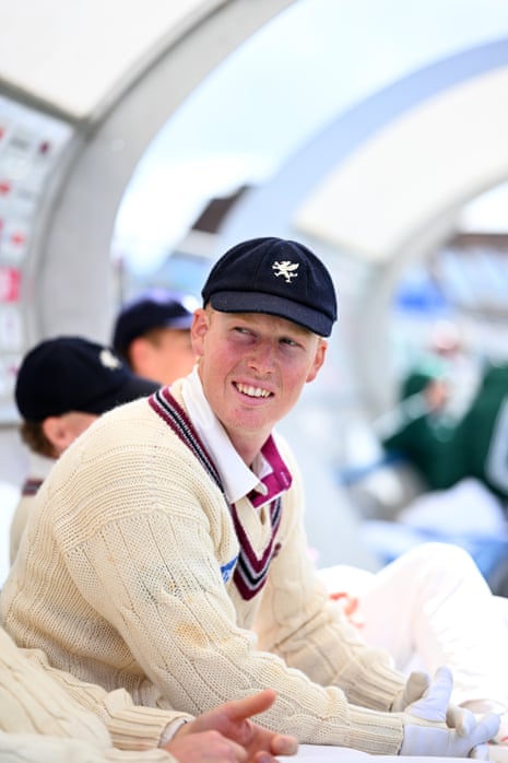 James Rew smiles pre-season