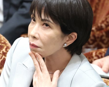 Japanese prime minister Sanae Takaichi