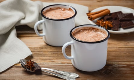 chocolat chaud à l'huile d'olive
