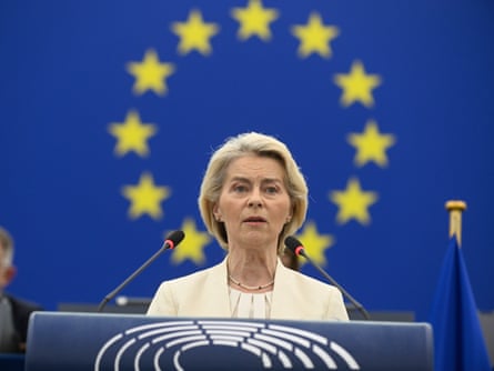 Ursula von der Leyen delivers the annual State of the European Union speech in Strasbourg, 16 September, 2026.