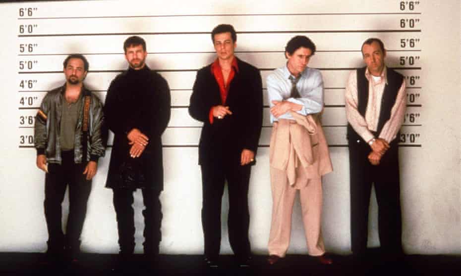 Kevin Pollak, Stephen Baldwin, Benicio Del Toro, Gabriel Byrne, Kevin Spacey.