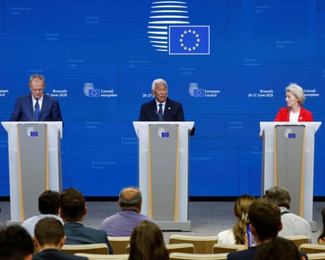 European leaders fail to agree on latest package of Russian sanctions – Europe live
