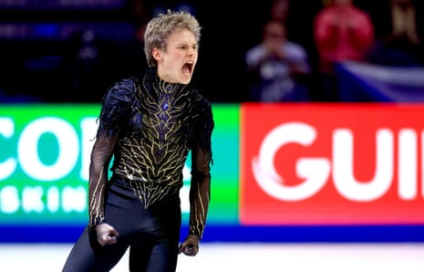 Ilia Malinin completes redemption arc with third straight world figure skating championship | Figure skating | The Guardian