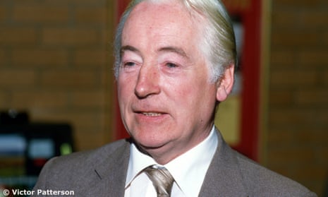 Jim Callaghan in 1985. He was initially embarrassed when occasionally mistaken for the prime minister James Callaghan, but in time he grew to laugh and enjoy it.