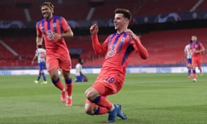 Mason Mount of Chelsea celebrates.