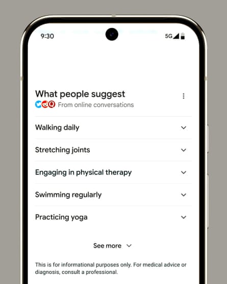 What people suggest tool seen on a mobile phone screen