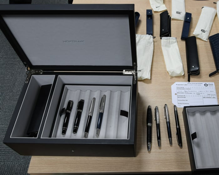 Montblanc pens to Le Creuset ramekins: police photos show Peter Murrell’s spending habit