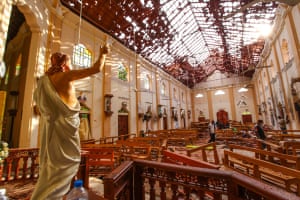 The faithful of St Sebastian’s will worship in a tent outside the church on Sunday.