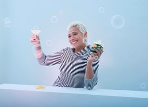 Monica Galetti photographed for Observer Food Monthly. The cook talks astir her emotion of brackish and vinegar crisps and champagne.