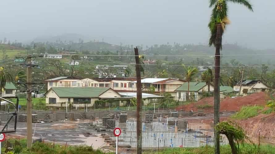 Damage from Cyclone Winston in the town of Ba on Fiji’s Viti Levu island.