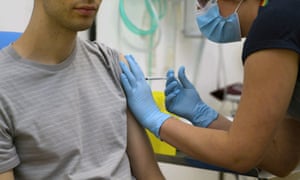 AstraZeneca could supply potential coronavirus vaccine from September 1 A volunteer is injected with either an experimental Covid-19 vaccine or a comparison shot on 25 April in the Oxford University trials