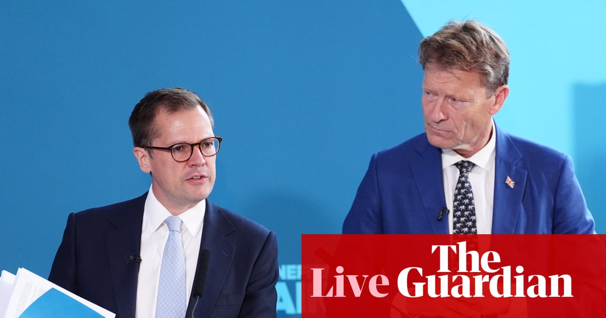 Jenrick says Reform would make long-term benefits claimants clean up high streets – UK politics live